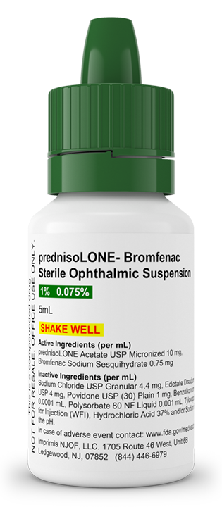 Prednisolone/Bromfenac (Pred-Brom)
