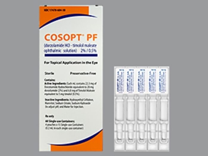 Dorzolamide/Timolol PF (Cosopt PF)