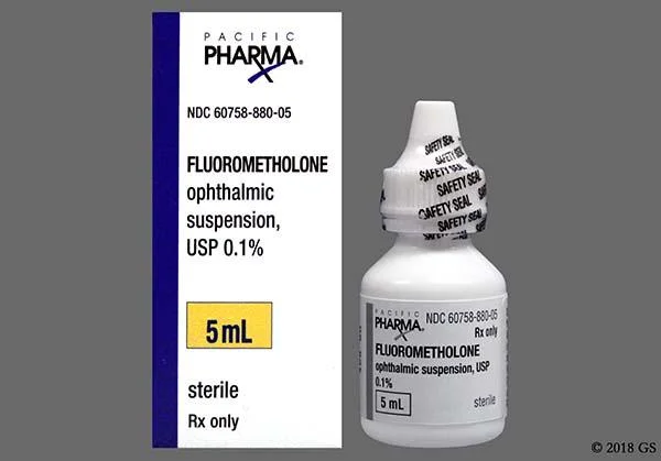 Fluorometholone (FML) (FML Liquifilm, FML Forte, Flarex)