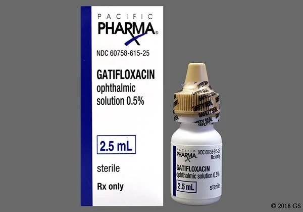 Gatifloxacin (Zymar)