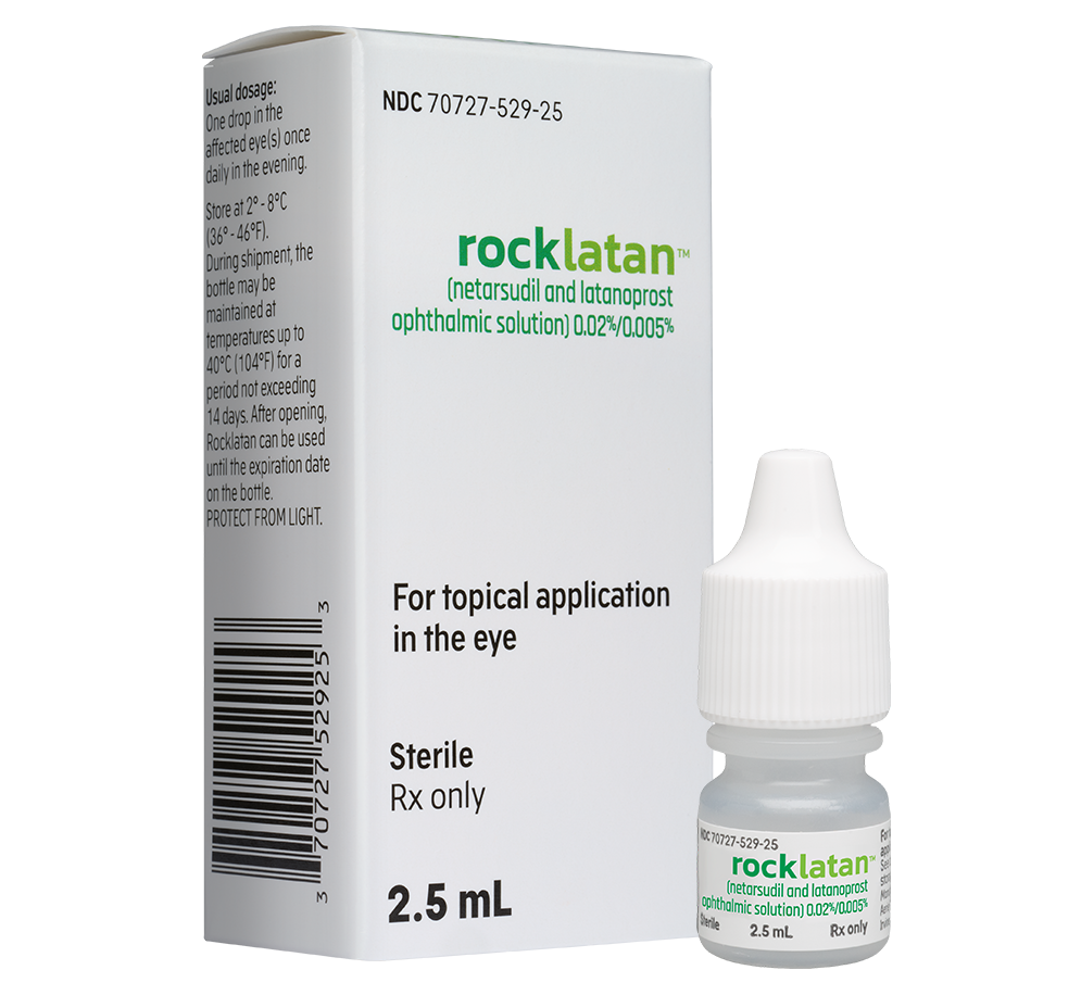 Netarsudil/Latanoprost (Rocklatan)